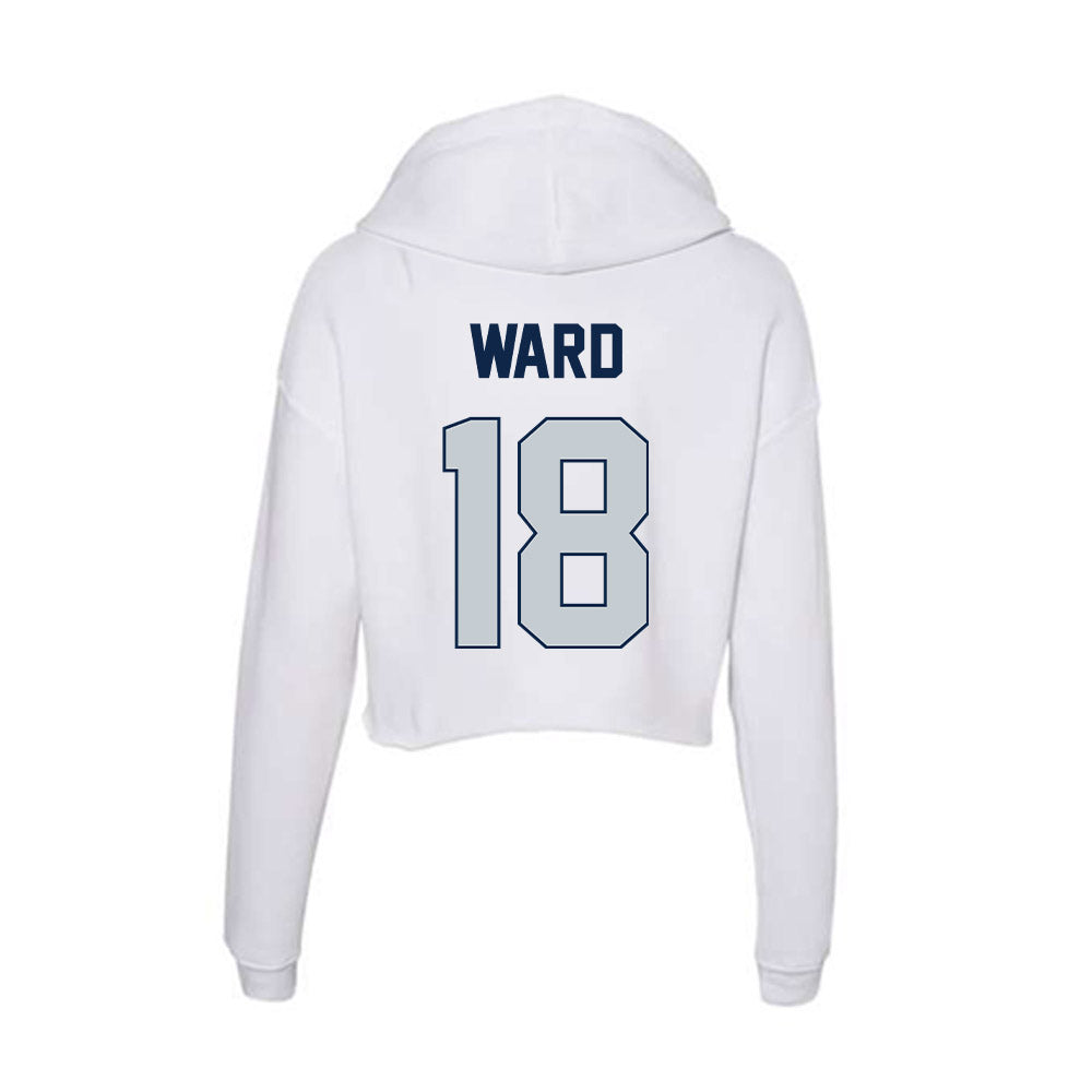 Samford - NCAA Football : Torrey Ward - Women's Crop Fleece Hoodie-1