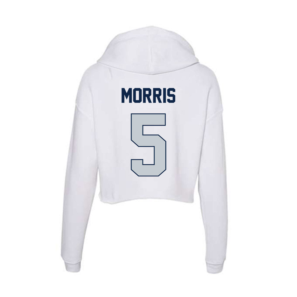 Samford - NCAA Women's Basketball : Francie Morris - Women's Crop Fleece Hoodie-1