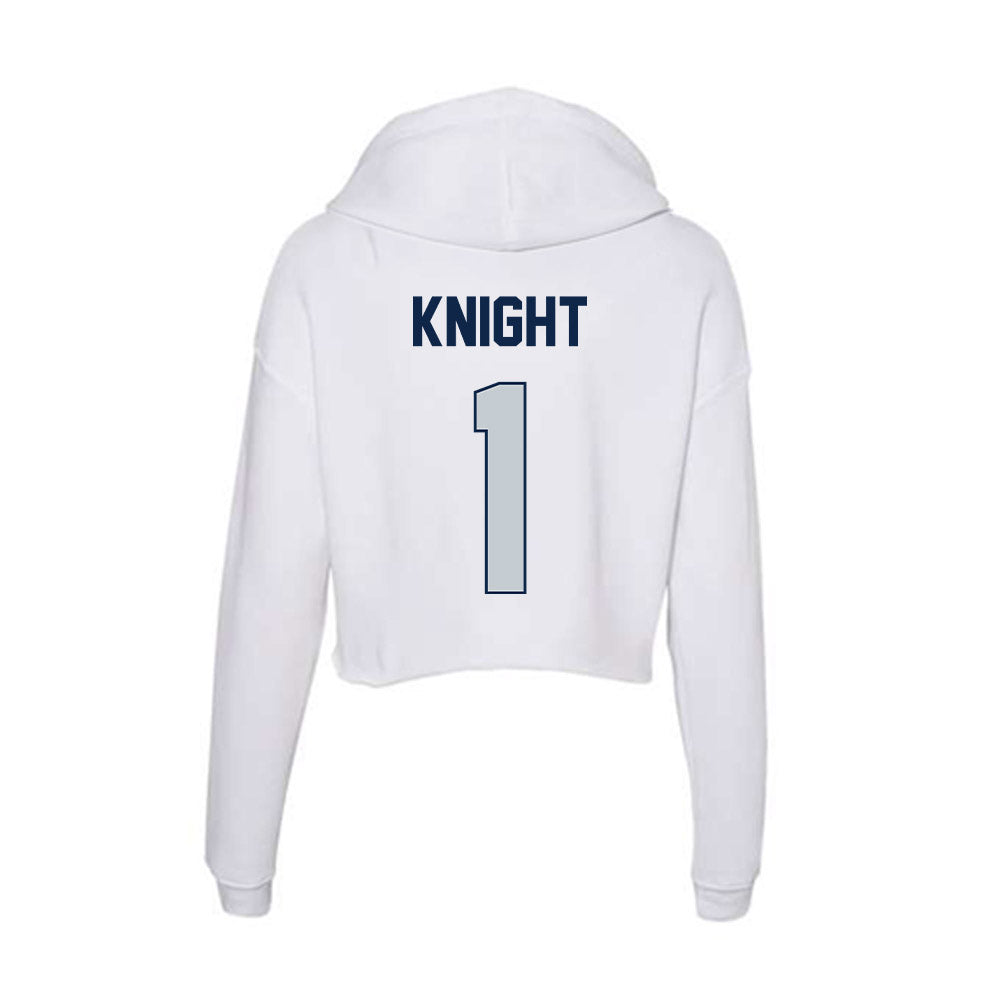 Samford - NCAA Women's Basketball : Jada Knight - Women's Crop Fleece Hoodie-1