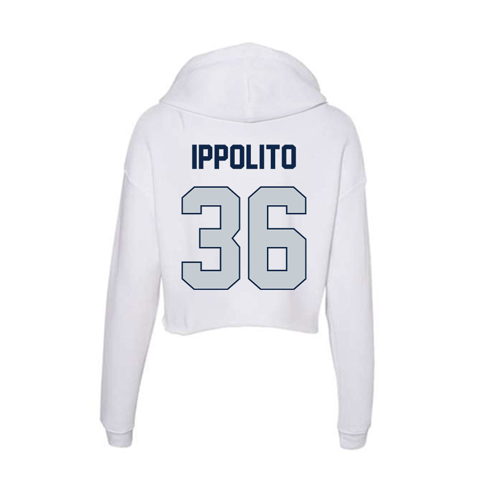 Samford - NCAA Football : Ty Ippolito - Women's Crop Fleece Hoodie-1