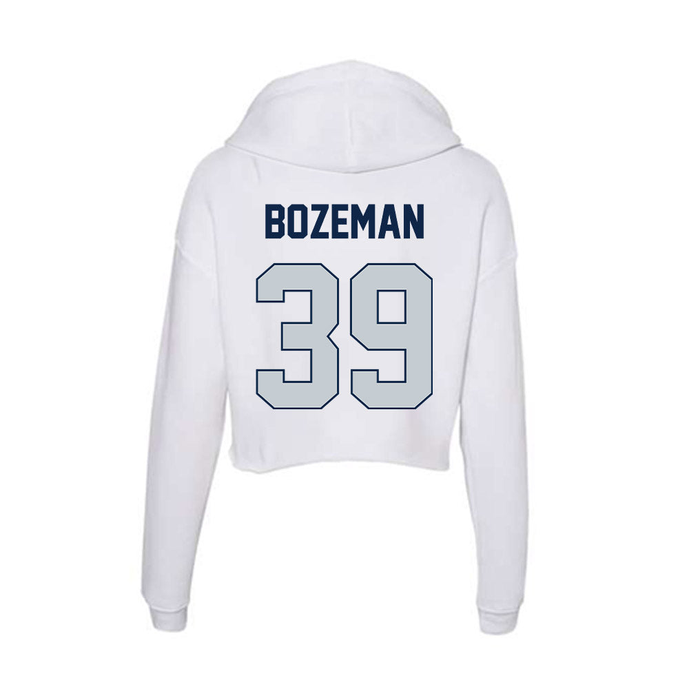 Samford - NCAA Baseball : Charlie Bozeman - Women's Crop Fleece Hoodie-1