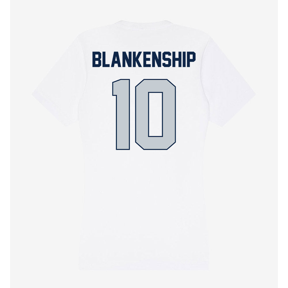 Samford - NCAA Women's Basketball : Aubrey Blankenship - Women's V-Neck T-Shirt-1