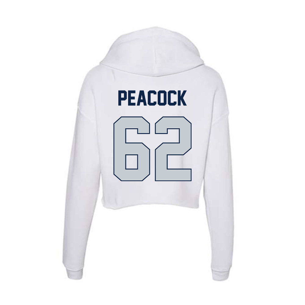 Samford - NCAA Football : Parker Peacock - Women's Crop Fleece Hoodie-1