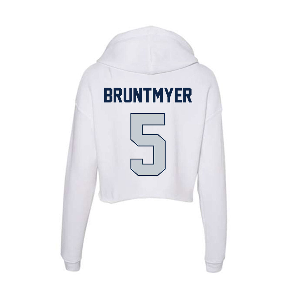 Samford - NCAA Women's Volleyball : Shea Bruntmyer - Women's Crop Fleece Hoodie-1