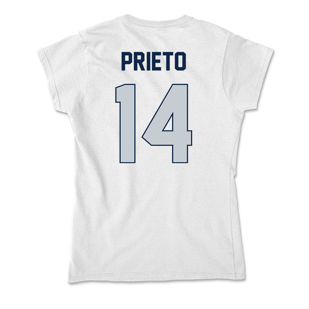 Samford - NCAA Baseball : Angelo Prieto - Soft Style Women’s T-Shirt-1