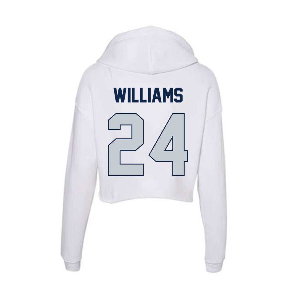 Samford - NCAA Football : Tristan Williams - Women's Crop Fleece Hoodie-1