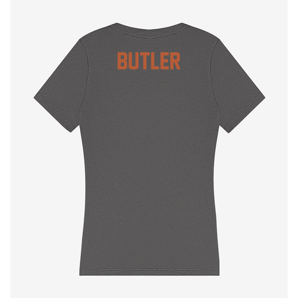 Texas - NCAA Men's Track & Field : Xavier Butler - Women's V-Neck T-Shirt-1