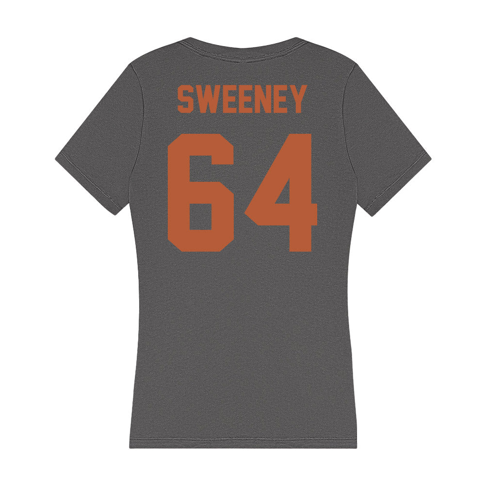 Texas - NCAA Football : Robert Sweeney - Women's V-Neck T-Shirt-1