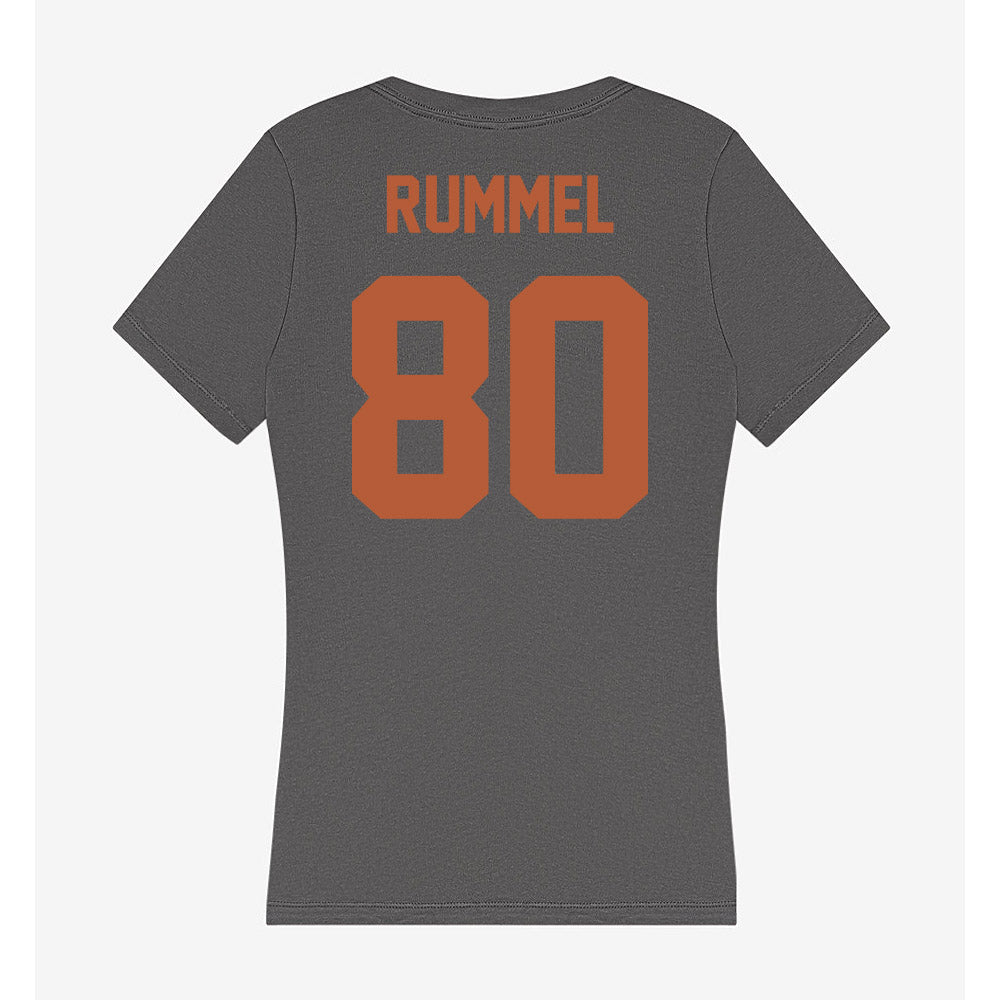 Texas - NCAA Baseball : Cooper Rummel - Women's V-Neck T-Shirt-1