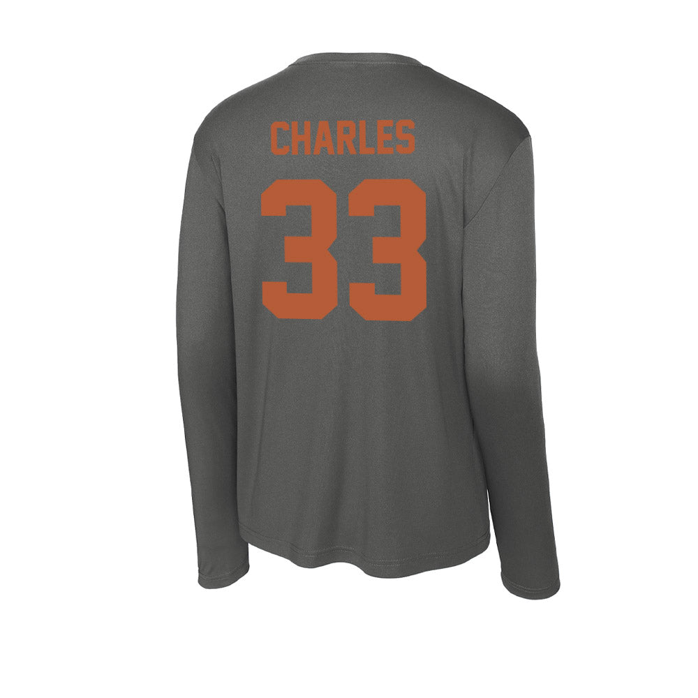 Texas - NCAA Football : Myron Charles - Activewear Long Sleeve T-Shirt-1