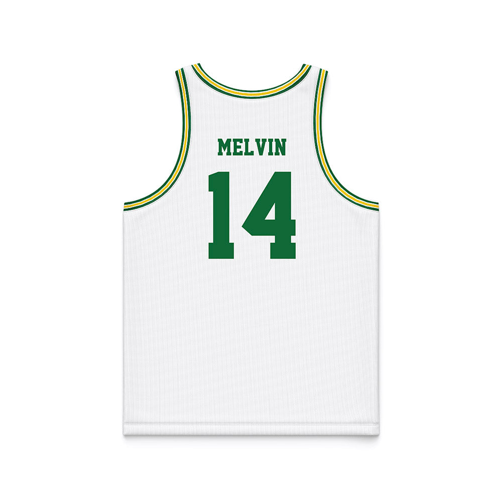 KYSU - NCAA Men's Basketball : Gregory Melvin - White Basketball Jersey-1