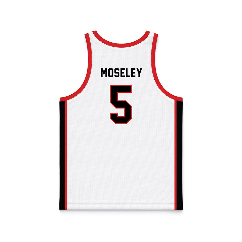 Texas Tech - NCAA Men's Basketball : Josiah Moseley - Basketball Jersey-1