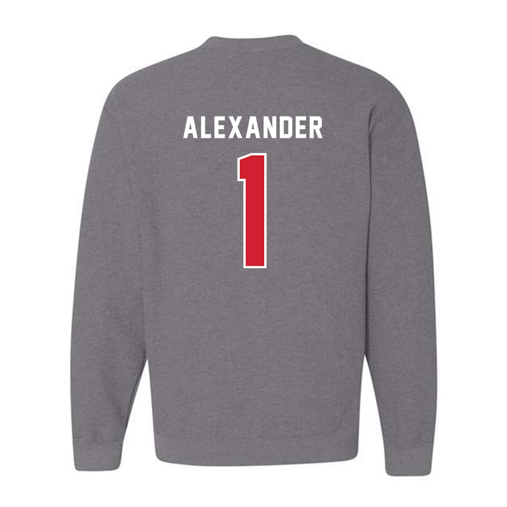 NWOSU - NCAA Men's Basketball : Max Alexander - Classic Shersey Crewneck Sweatshirt-1