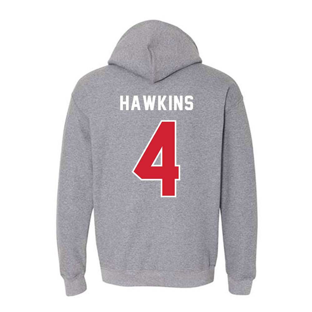 NWOSU - NCAA Men's Basketball : Mikey Hawkins - Classic Shersey Hooded Sweatshirt-1