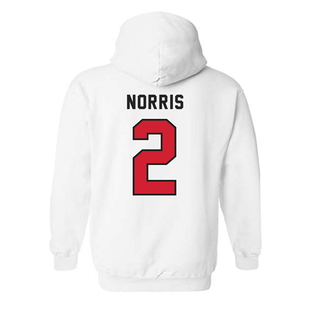 NWOSU - NCAA Men's Basketball : Justin Norris - Classic Shersey Hooded Sweatshirt-1