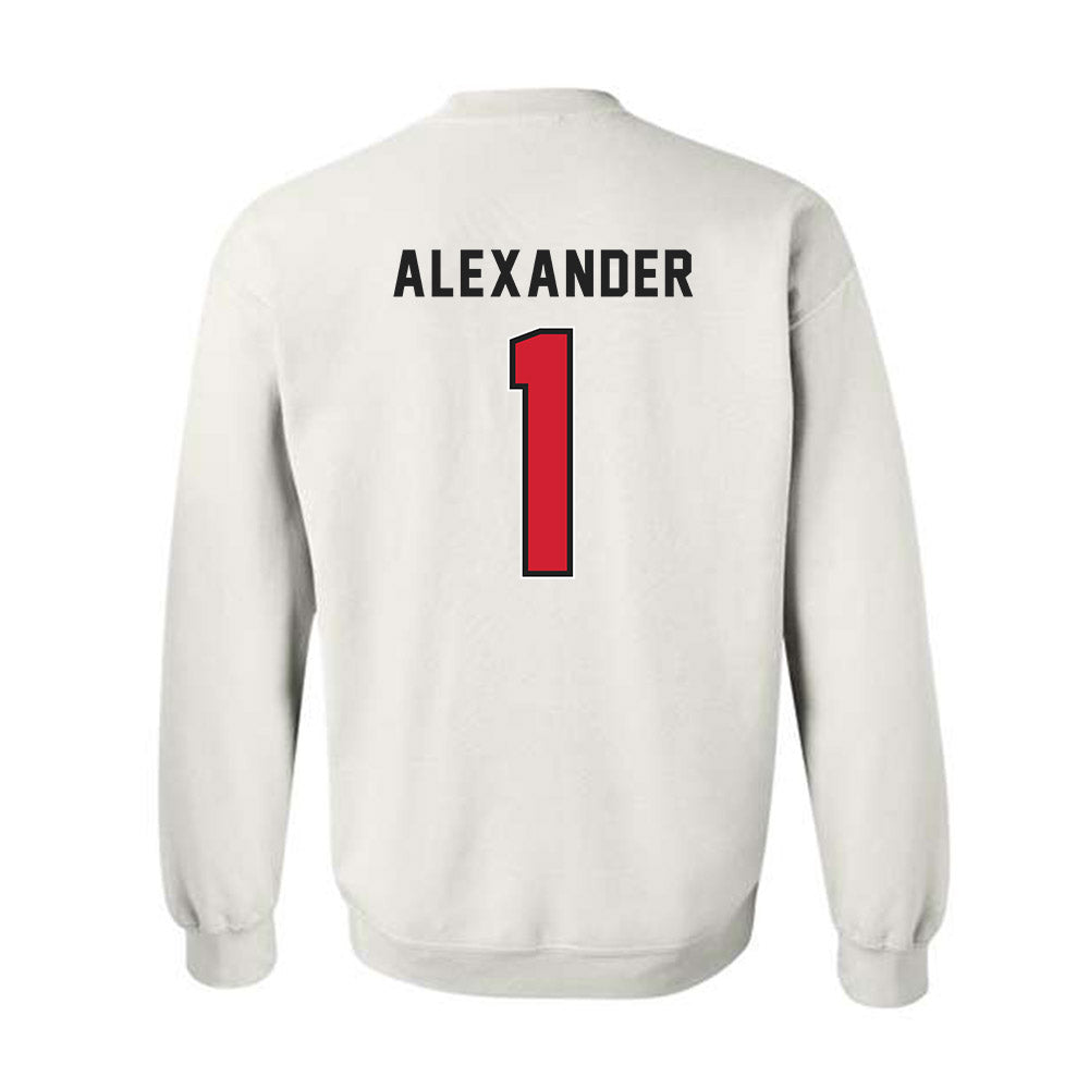 NWOSU - NCAA Men's Basketball : Max Alexander - Classic Shersey Crewneck Sweatshirt-1