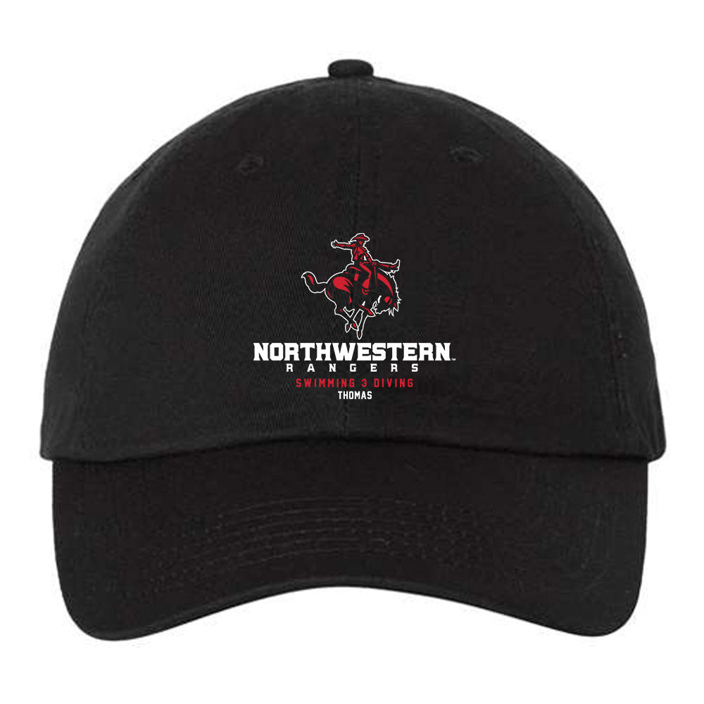 NWOSU - NCAA Men's Swimming & Diving : Zach Thomas - Dad Hat-0