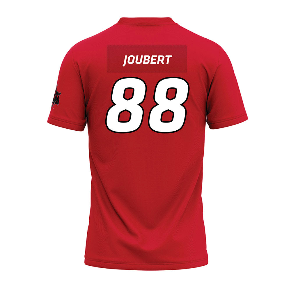 NWOSU - NCAA Football : Wardy Joubert - Red Premium Football Jersey-1