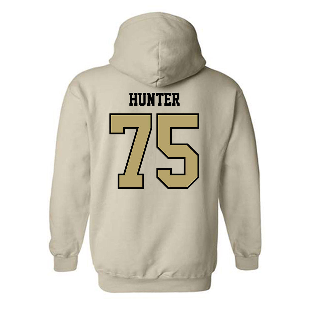 Lindenwood - NCAA Football : Logan Hunter - Classic Shersey Hooded Sweatshirt-1