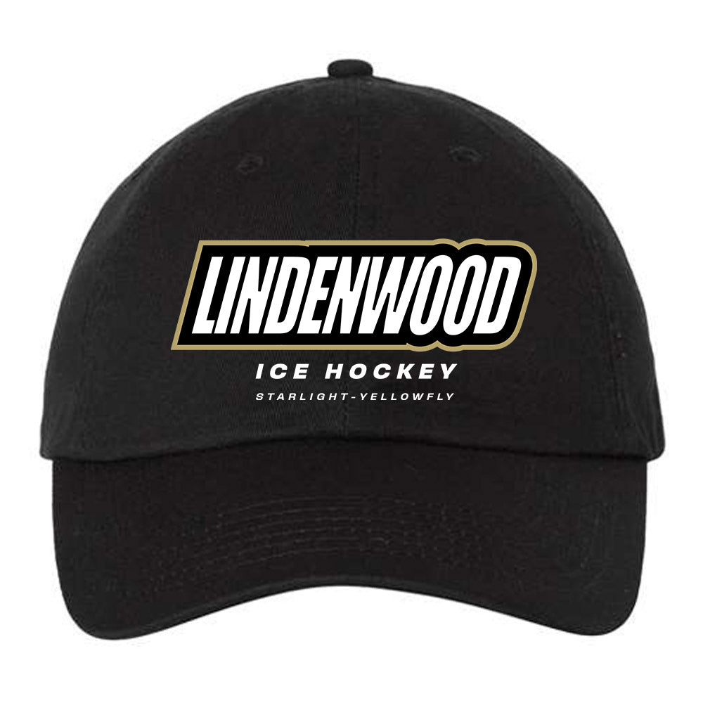 Lindenwood - NCAA Women's Ice Hockey : Tatem Starlight-Yellowfly - Dad Hat-0