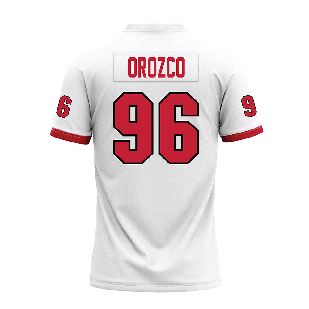 Miami of Ohio - NCAA Football : Carmine Orozco - White Premium Football Jersey-1