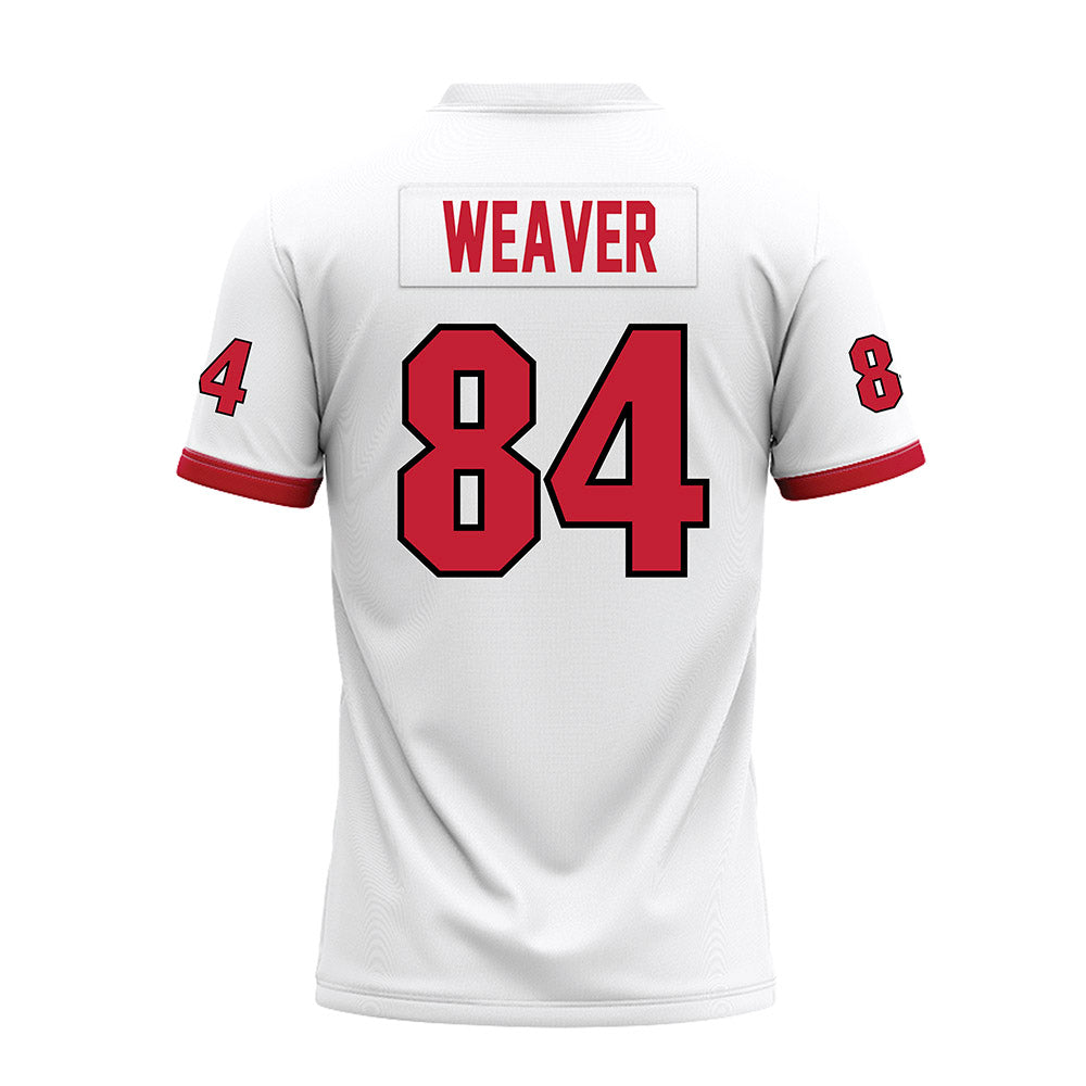 Miami of Ohio - NCAA Football : Cole Weaver - White Premium Football Jersey-1