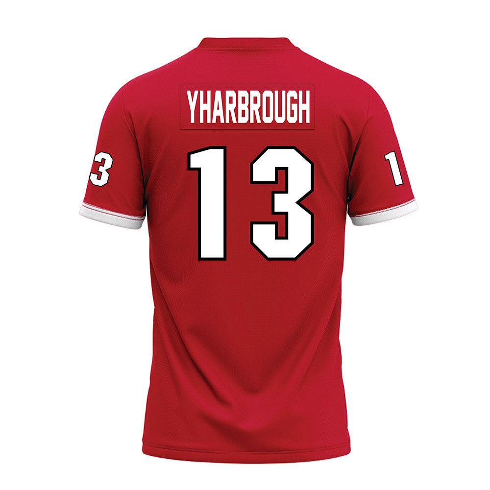 Miami of Ohio - NCAA Football : Desmon Yharbrough - Red Premium Football Jersey-1