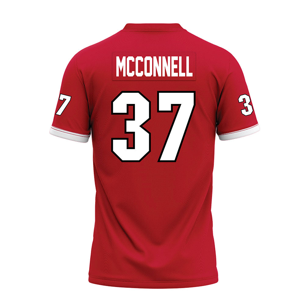 Miami of Ohio - NCAA Football : Vito McConnell - Red Premium Football Jersey-1