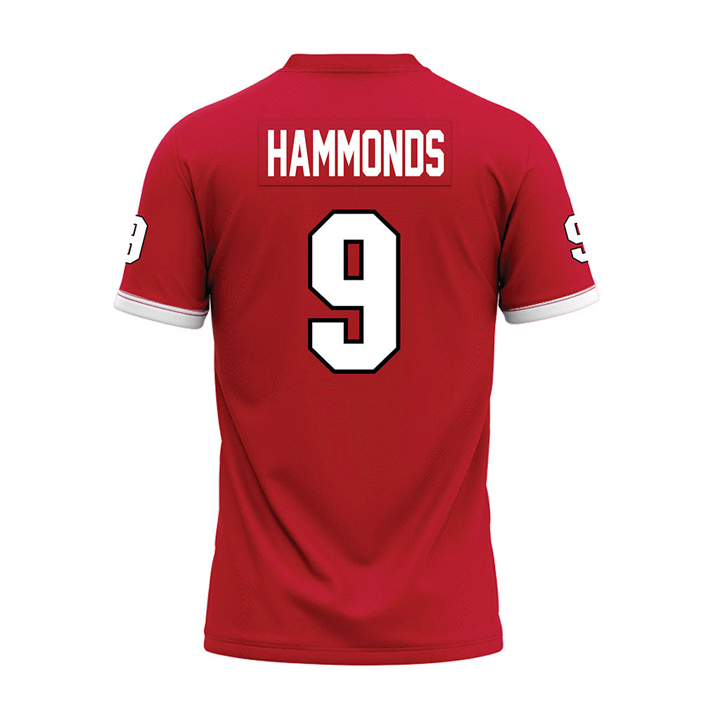 Miami of Ohio - NCAA Football : Javon Hammonds - Red Premium Football Jersey-1