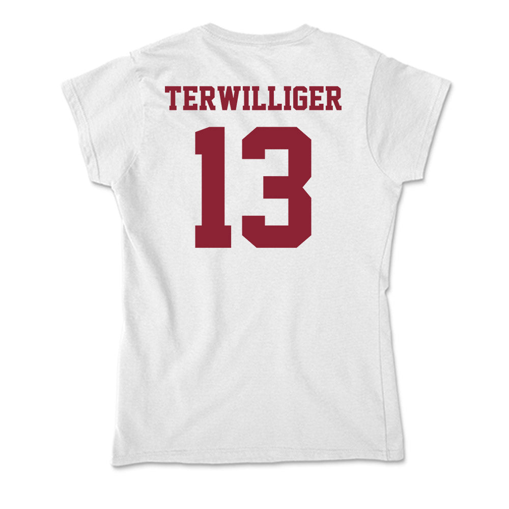 UMass - NCAA Baseball : Dylan Terwilliger - Soft Style Women’s T-Shirt-1