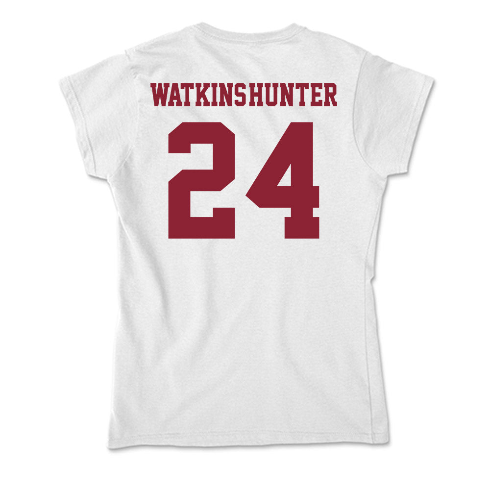 UMass - NCAA Football : Kamren Watkins-Hunter - Soft Style Women’s T-Shirt-1
