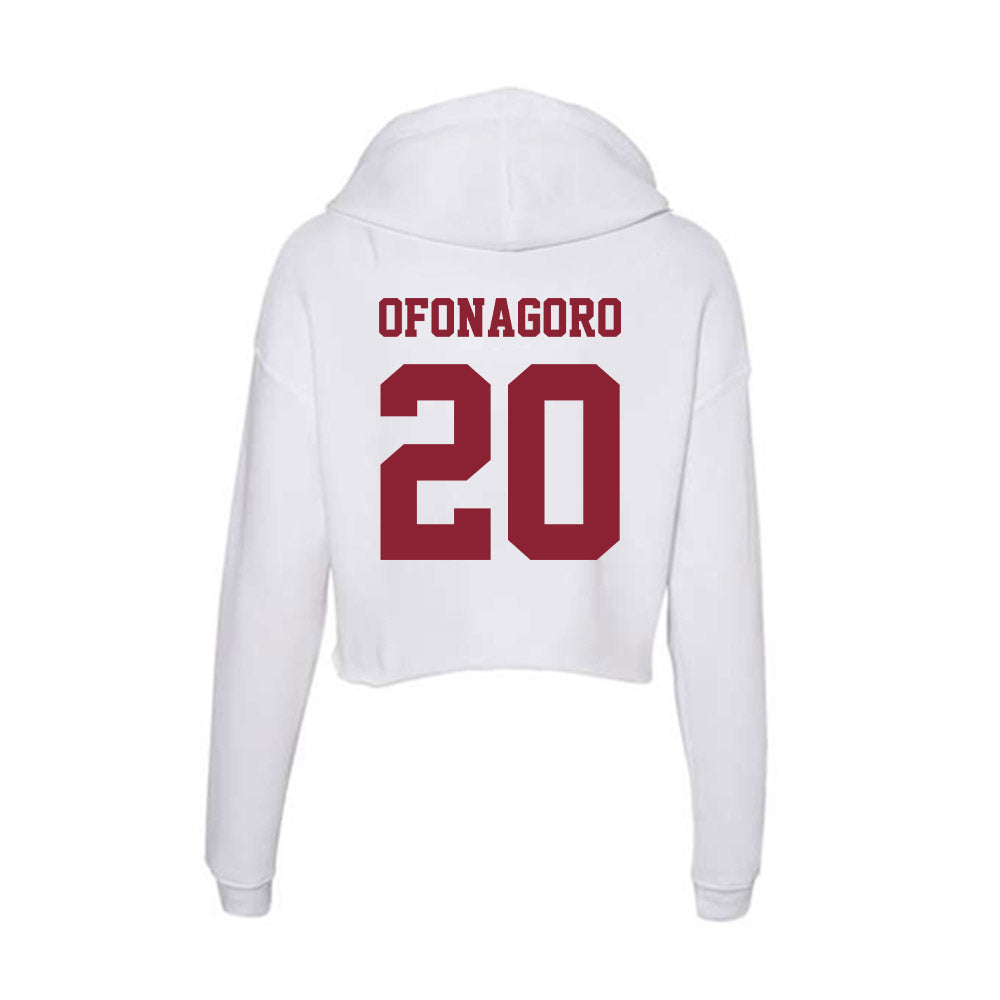- NCAA Football : Godson Ofonagoro - Women's Crop Fleece Hoodie-1