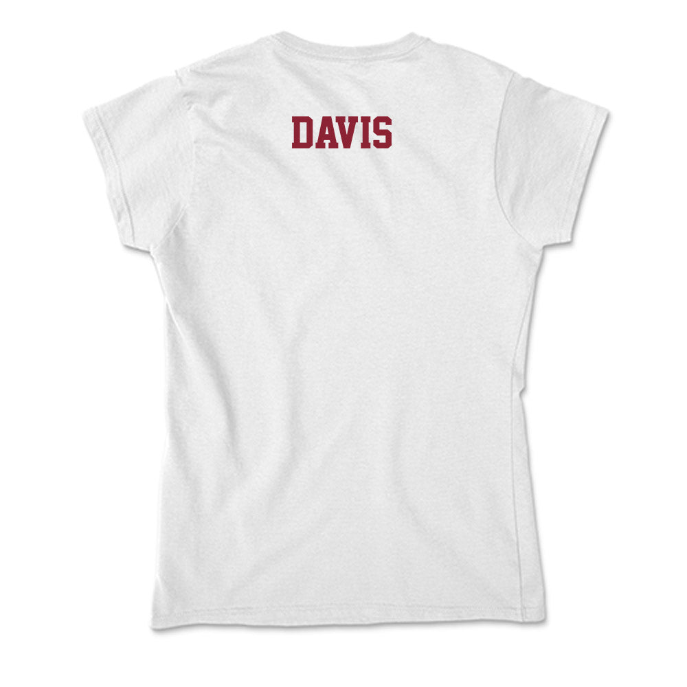 UMass - NCAA Women's Cross Country : Rylee Davis - Soft Style Women’s T-Shirt-1