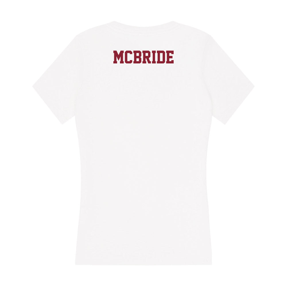 UMass - NCAA Women's Track & Field : Marielsa McBride - Women's V-Neck T-Shirt-1