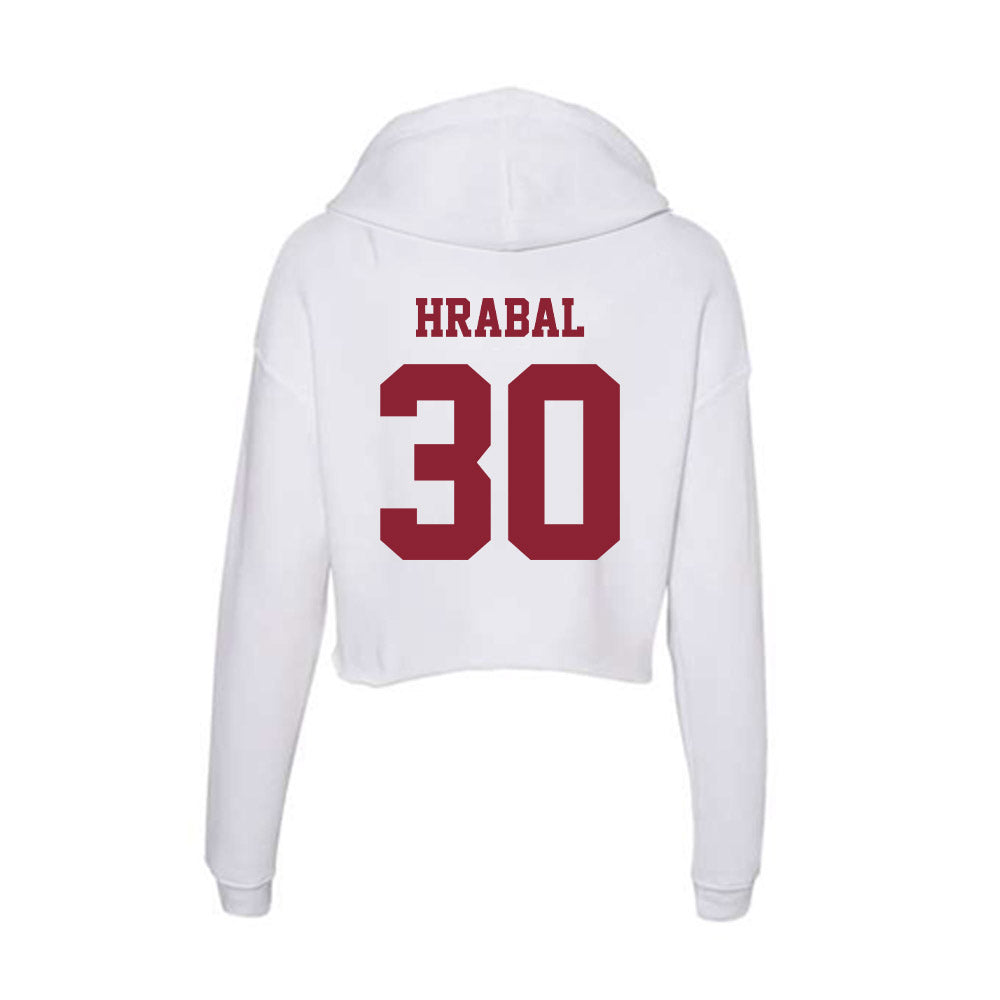 - NCAA Men's Ice Hockey : Michael Hrabal - Women's Crop Fleece Hoodie-1