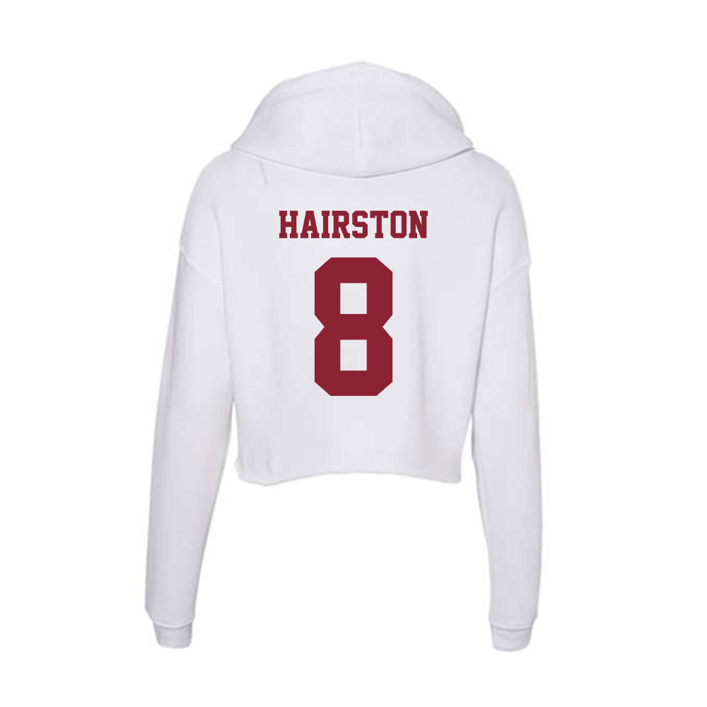 - NCAA Football : AJ Hairston - Women's Crop Fleece Hoodie-1