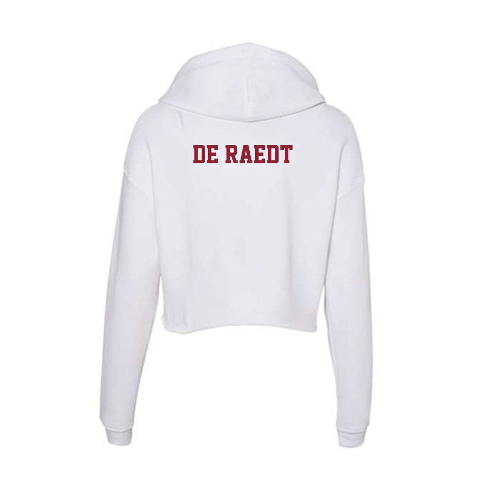 - NCAA Women's Track & Field : Jana De Raedt - Women's Crop Fleece Hoodie-1