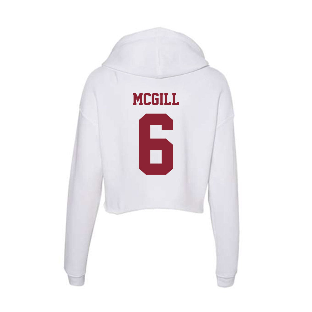 - NCAA Football : Jeremiah McGill - Women's Crop Fleece Hoodie-1