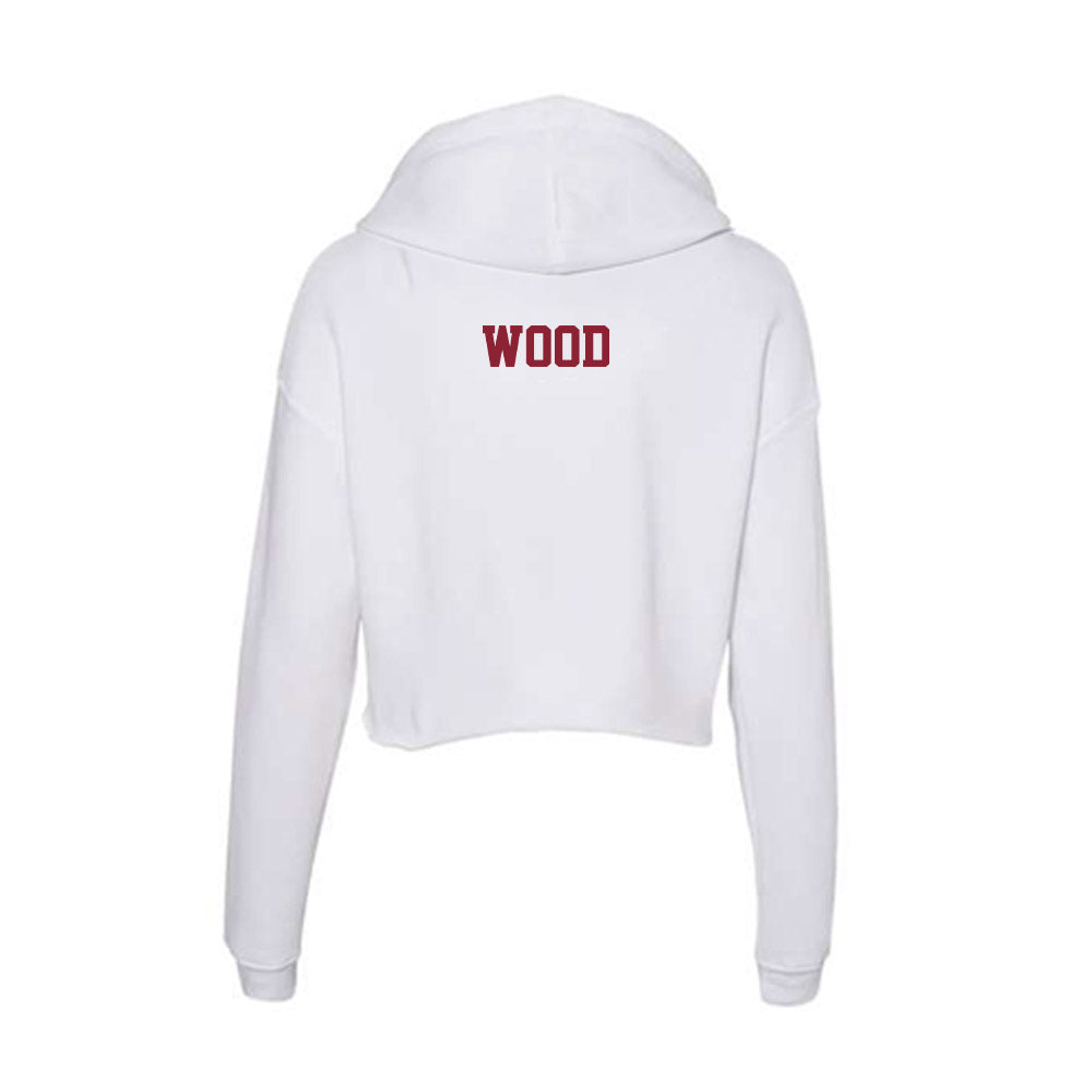 - NCAA Women's Track & Field : Maria Wood - Women's Crop Fleece Hoodie-1