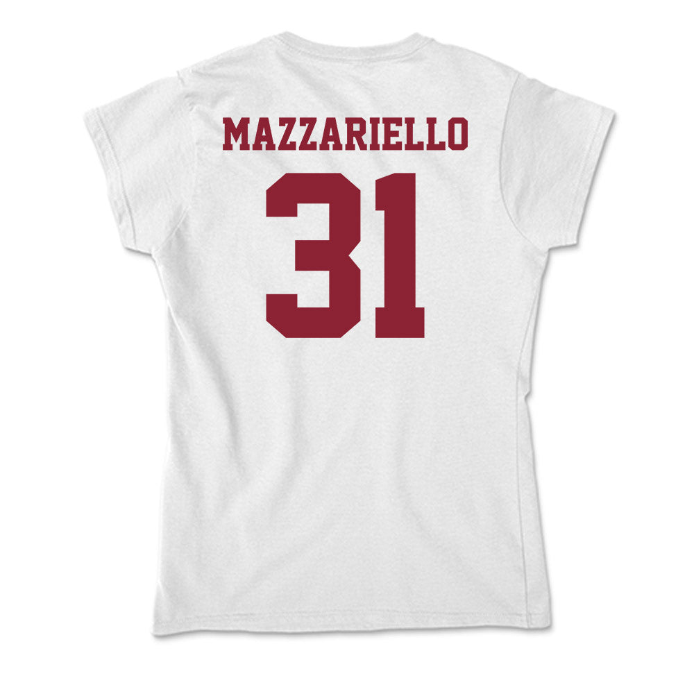 UMass - NCAA Men's Lacrosse : Ryan Mazzariello - Soft Style Women’s T-Shirt-1