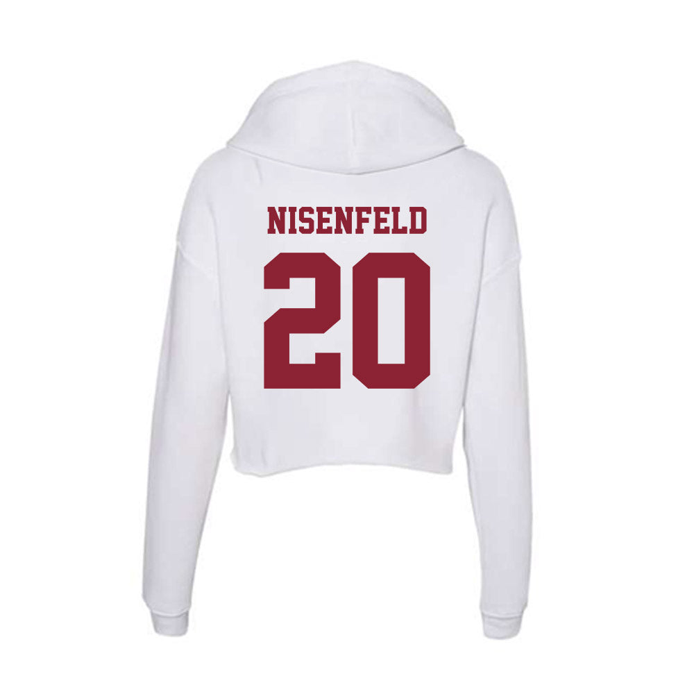 UMass - NCAA Women's Soccer : Leah Nisenfeld - Women's Crop Fleece Hoodie-1