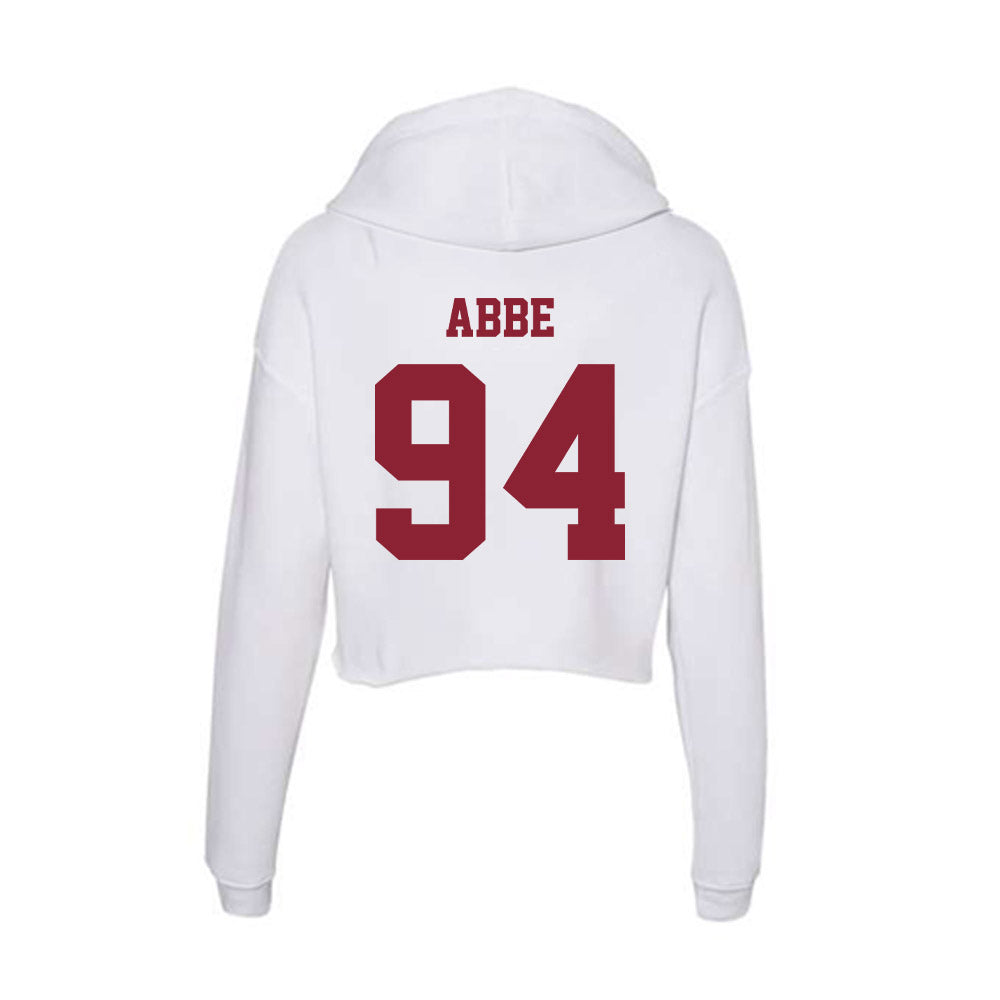 - NCAA Football : Bennett Abbe - Women's Crop Fleece Hoodie-1