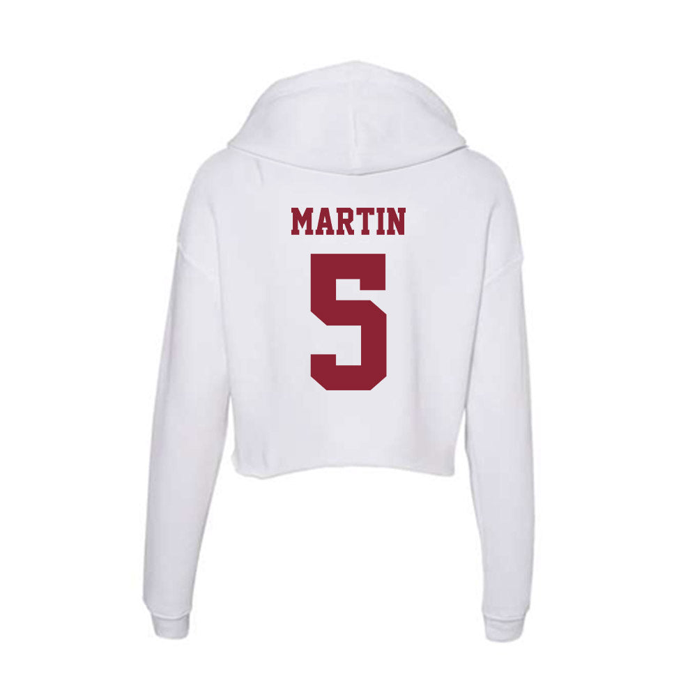 - NCAA Football : Tyler Martin - Women's Crop Fleece Hoodie-1