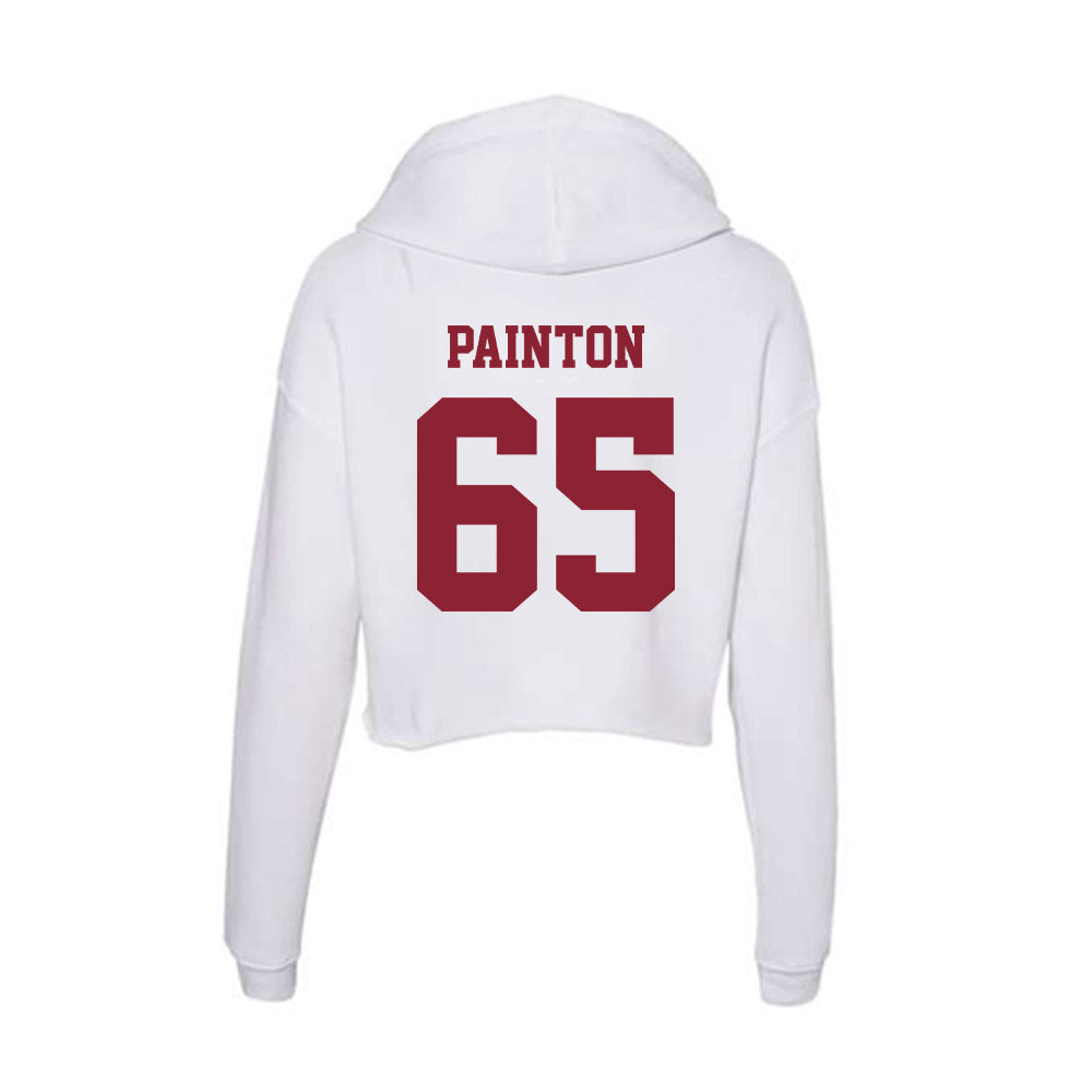 - NCAA Football : Luke Painton - Women's Crop Fleece Hoodie-1