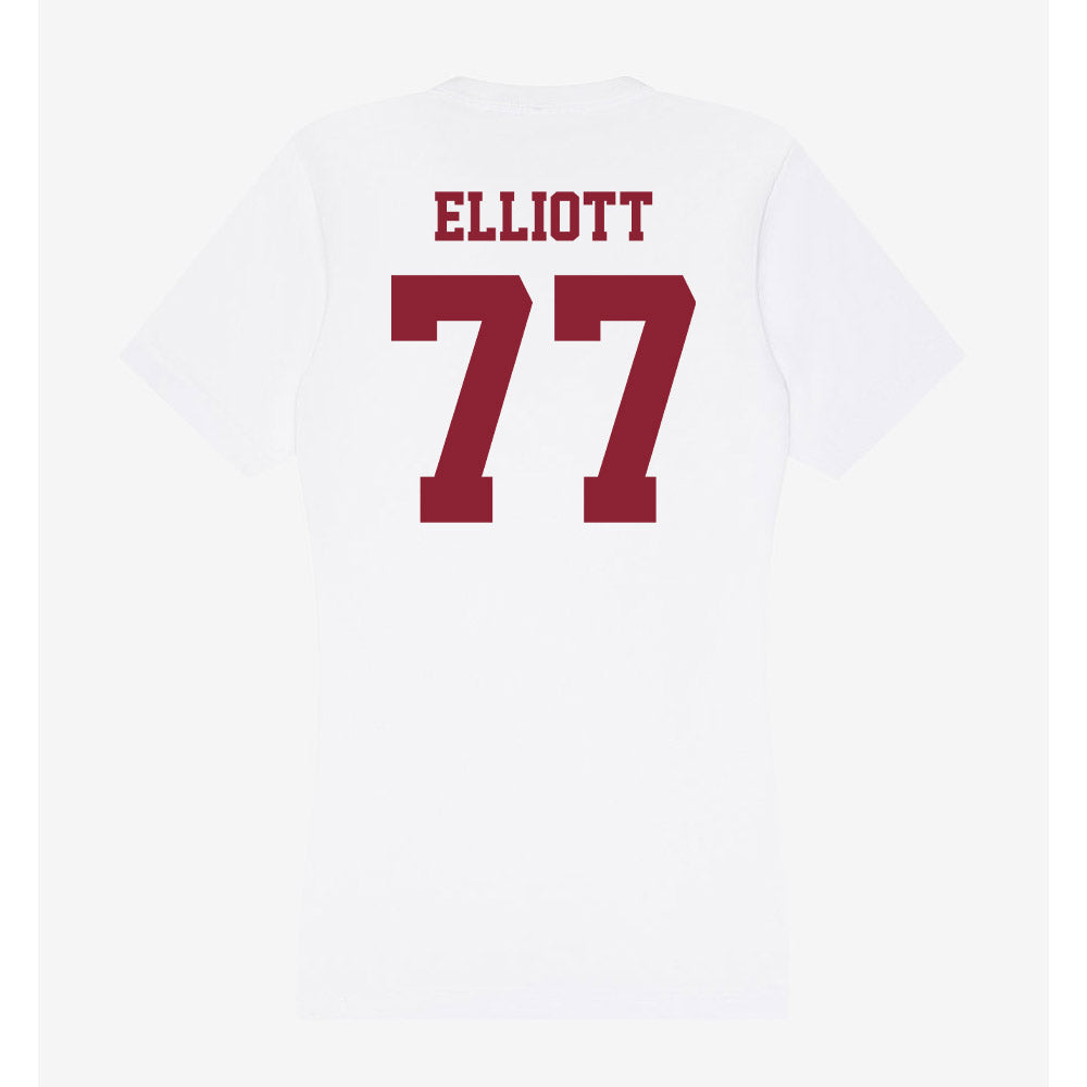 UMass - NCAA Men's Lacrosse : Jimmy Elliott - Women's V-Neck T-Shirt-1