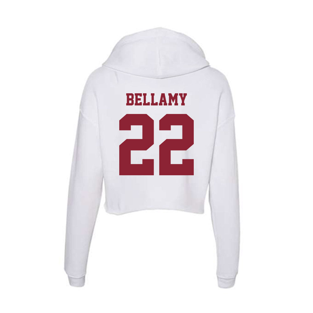 UMass - NCAA Women's Soccer : Morgan Bellamy - Women's Crop Fleece Hoodie-1