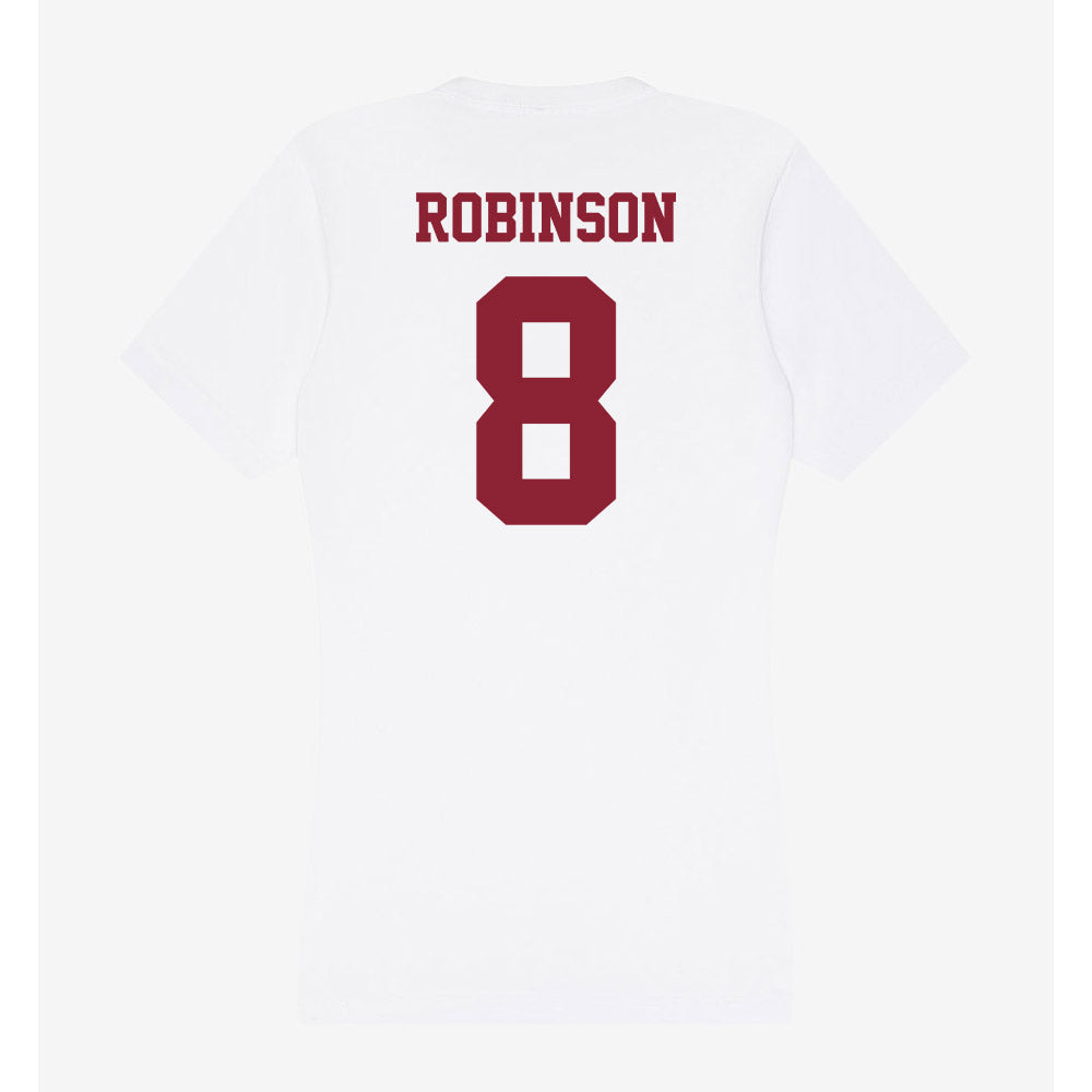 UMass - NCAA Football : Aquan Robinson - Women's V-Neck T-Shirt-1