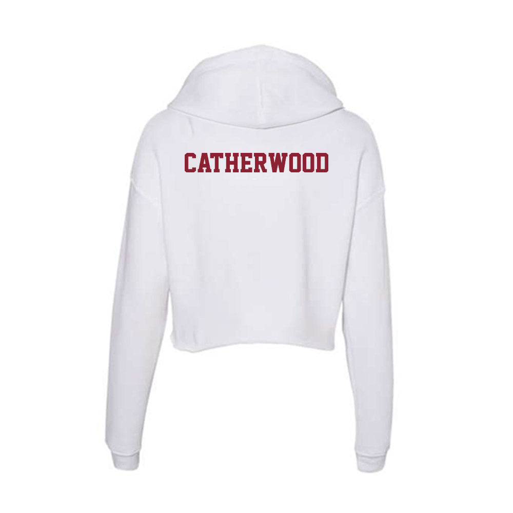 - NCAA Men's Cross Country : Collin Catherwood - Women's Crop Fleece Hoodie-1