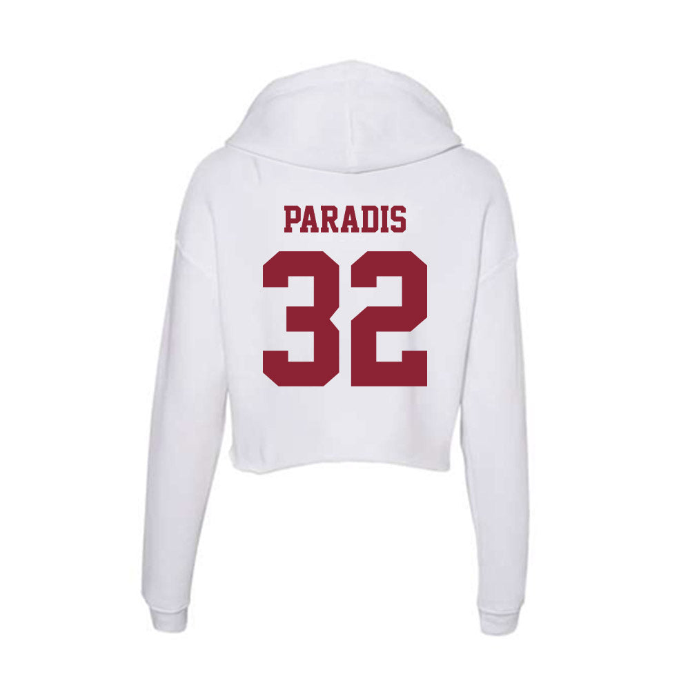 - NCAA Football : Jackson Paradis - Women's Crop Fleece Hoodie-1