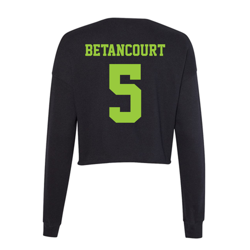 USF - NCAA Baseball : Rafael Betancourt - Women's Cropped Crew Fleece-1